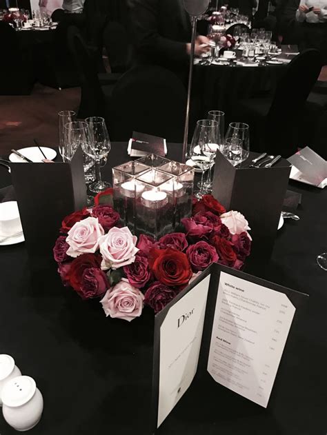 food dior|christian dior table arrangements.